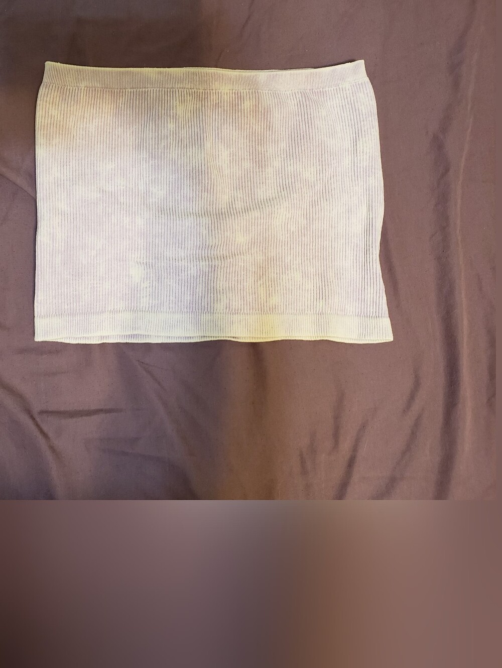 Tube Top Acid Wash Purple